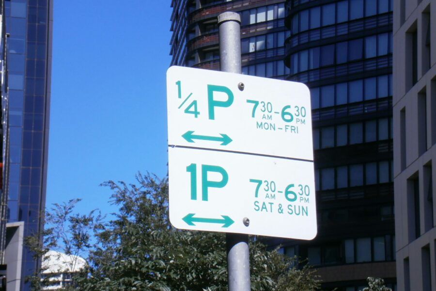 Code sticker parking
