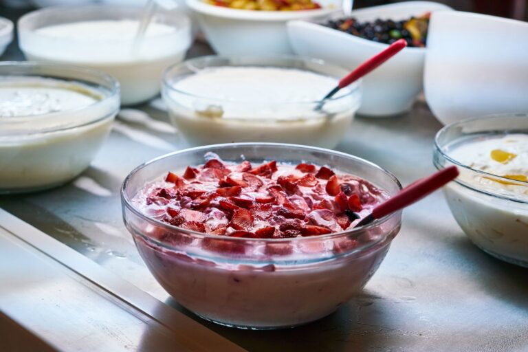Summer fruit dessert