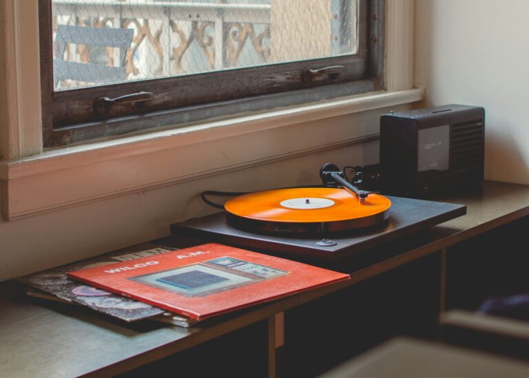 Cozy vinyl listening