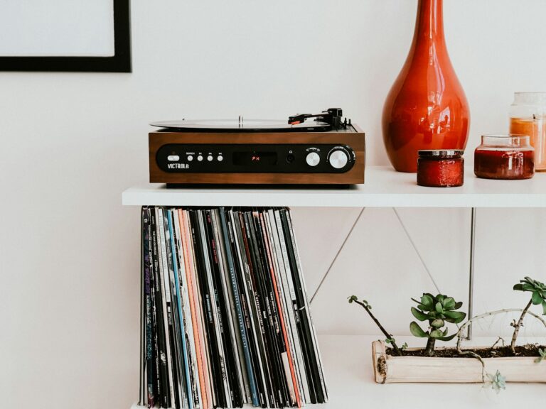 Cozy vinyl listening
