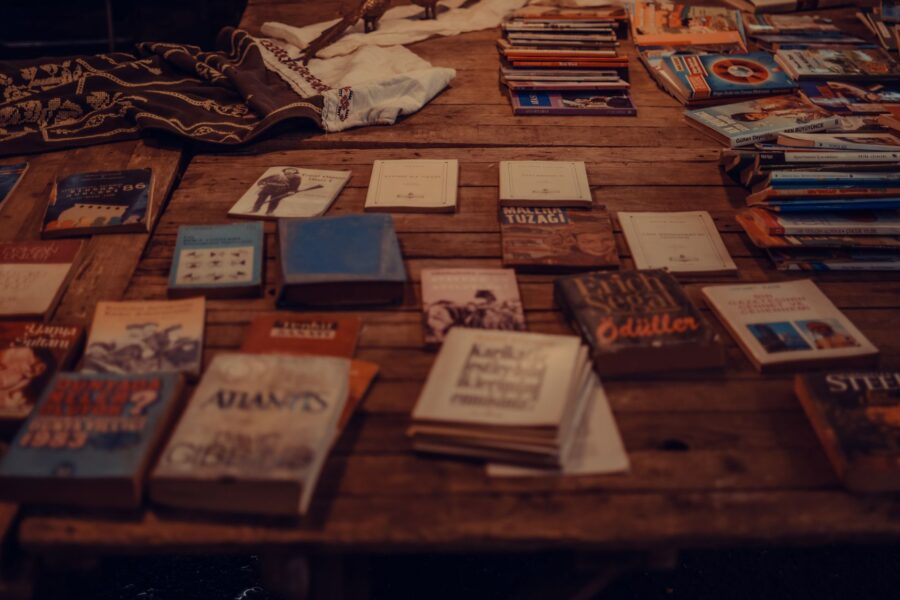Zine fair table