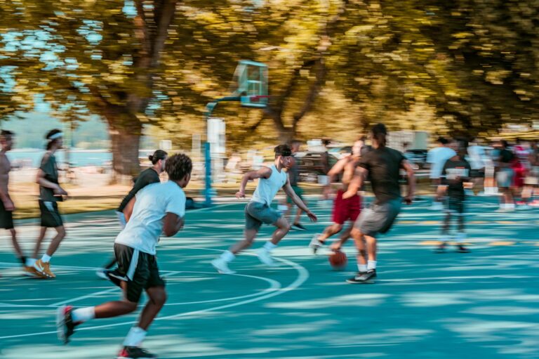 Urban street basketball