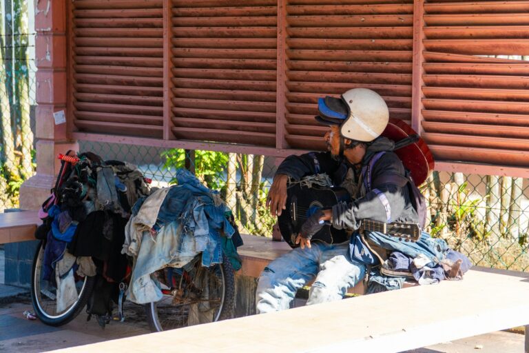 Child packing school backpack teenager doing laundry home