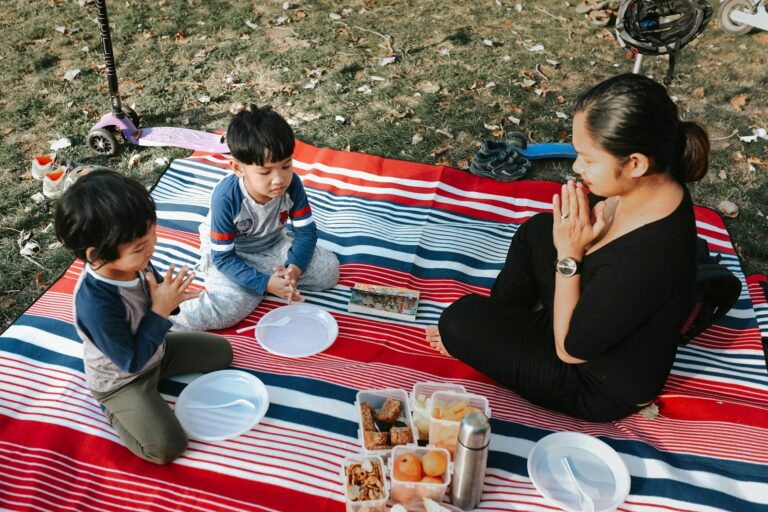 Family playing cards