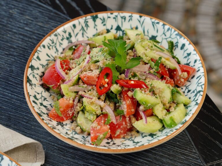 Barley salad cucumbers