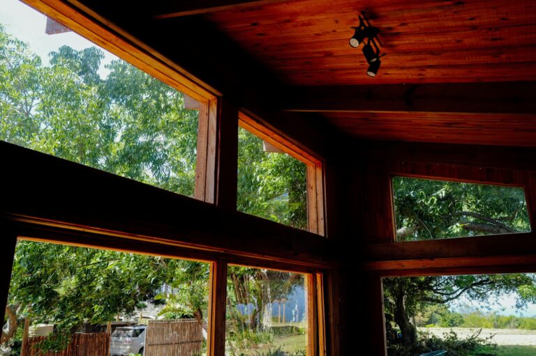 Close caulking window frame exterior ceiling water stain