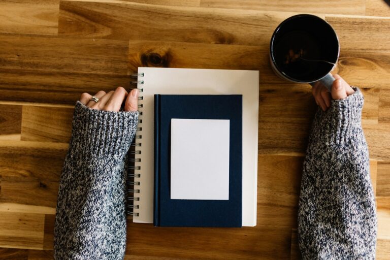 Person desk taking
