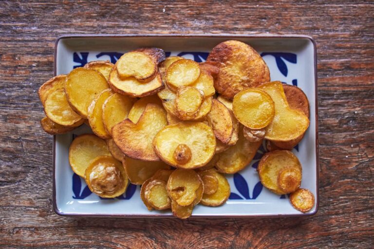 Crispy smashed potatoes