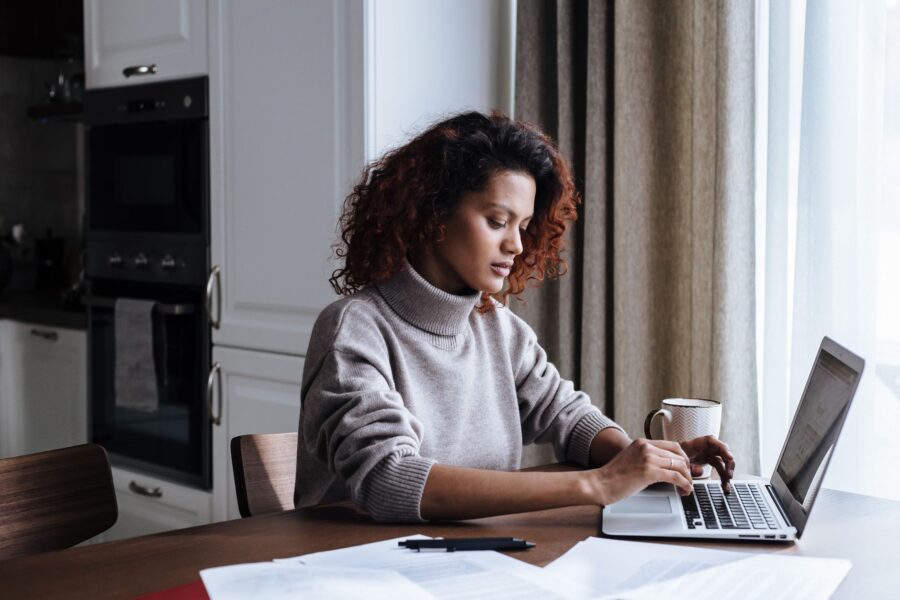 Kitchen table laptop