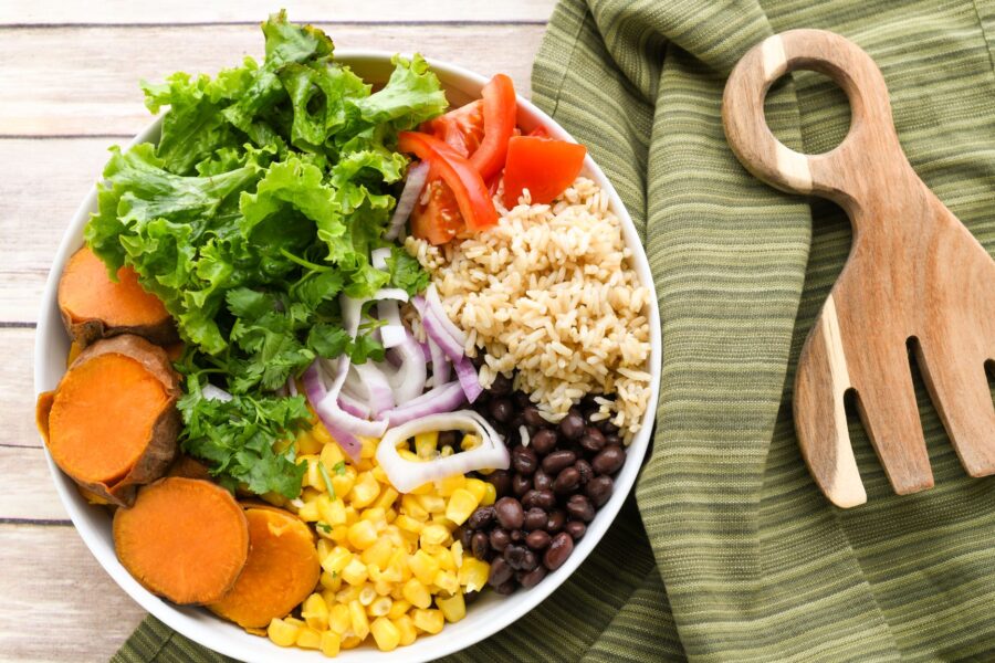 Summer grain bowl