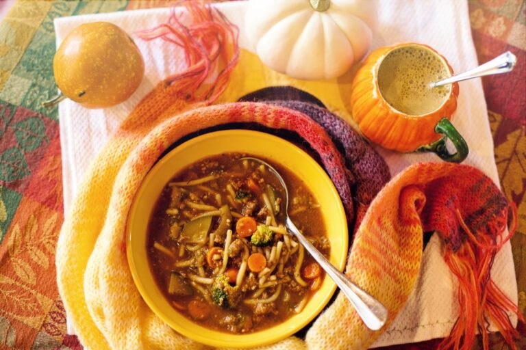 Bowl vegetable soup