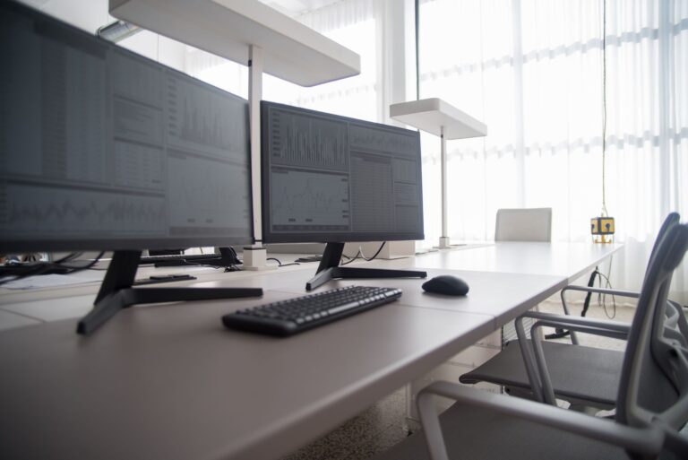 Office worker desk