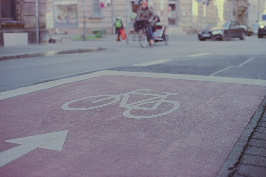 City cyclist helmet