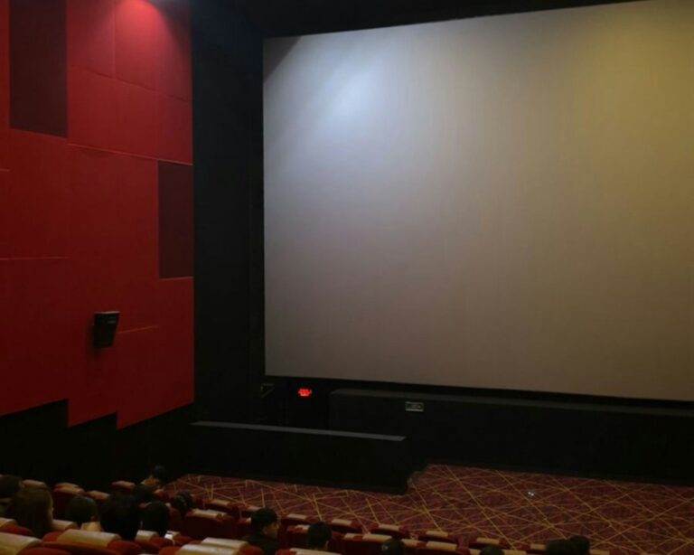 Vintage cinema interior