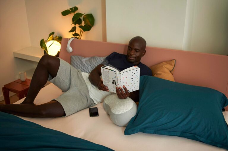Person relaxing dim