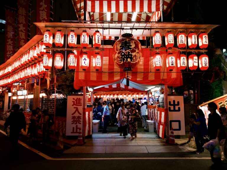 Japanese summer festival