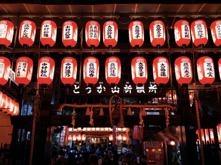 Japanese summer festival