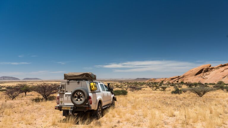 Namibia gravel road