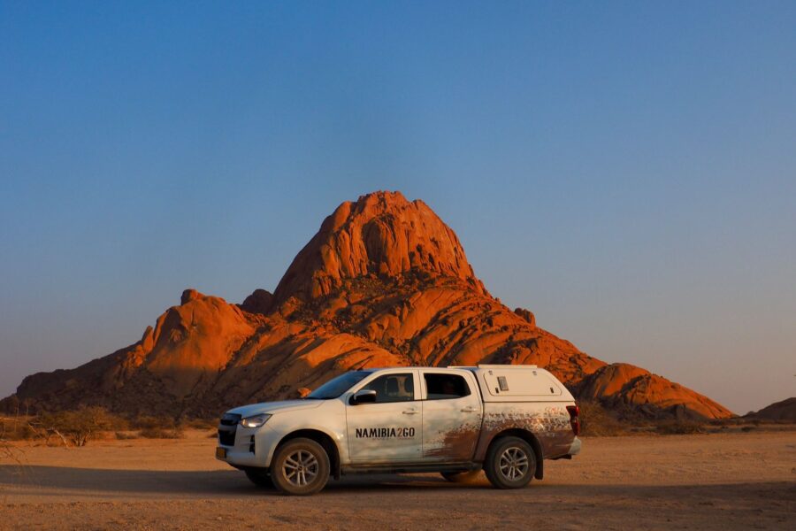 Namibia gravel road