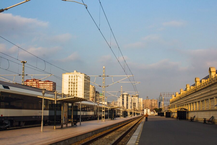 Train station exterior