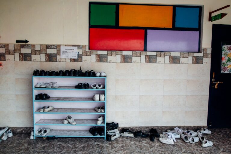 Entrance hallway slippers