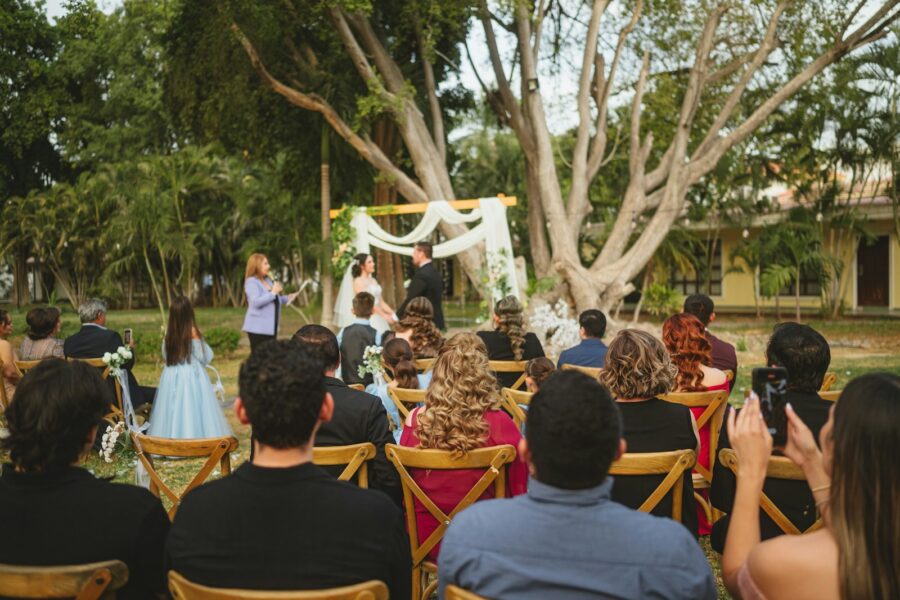 Multicultural wedding ceremony