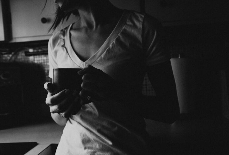 Woman drinking water
