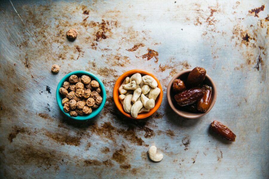 Healthy snack bowl