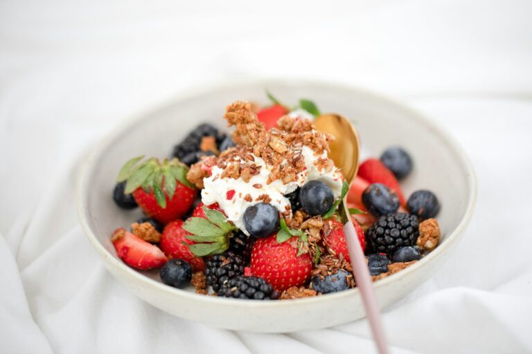 Healthy snack bowl