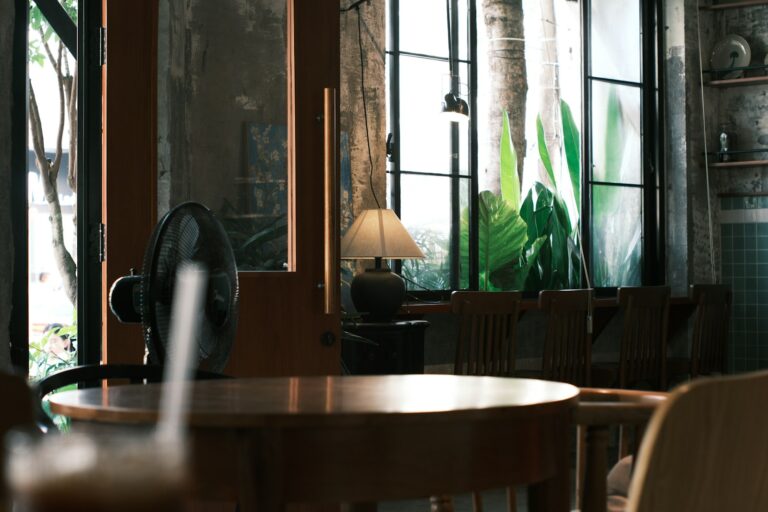 Cozy cafe interior