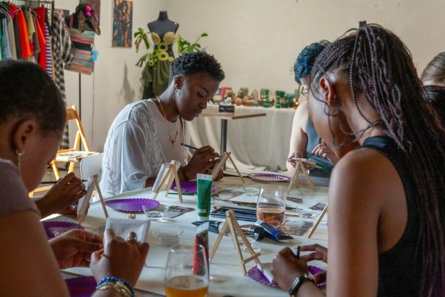 Community art workshop