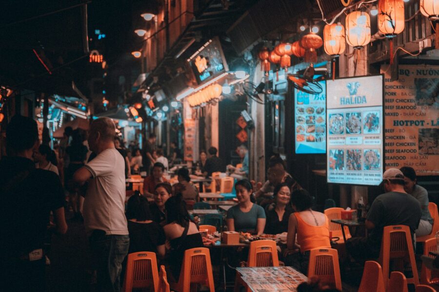 Night street food