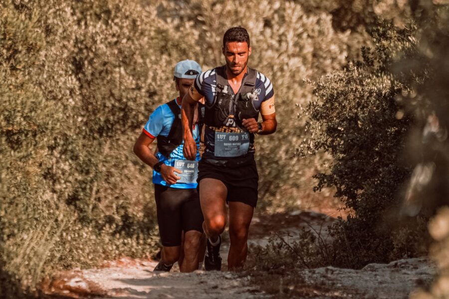 Trail runner forest