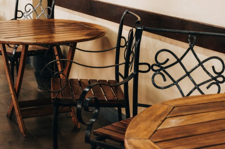 Historic european cafe