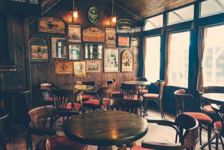 Historic european cafe
