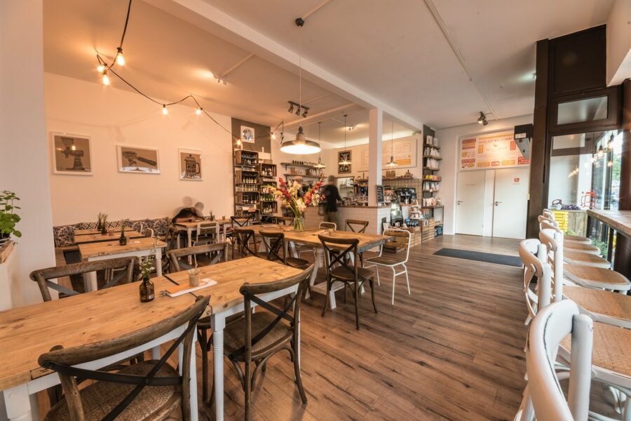 Historic european cafe