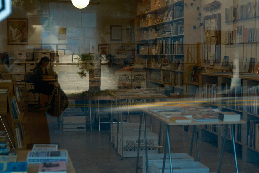 Independent bookstore interior