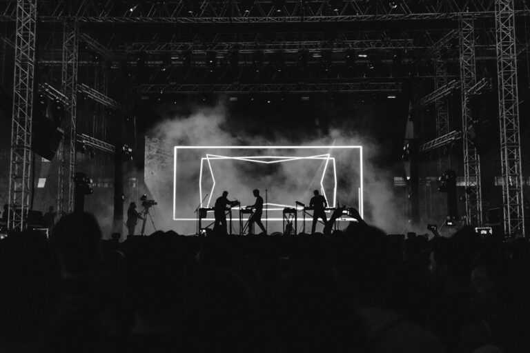 Live band performing