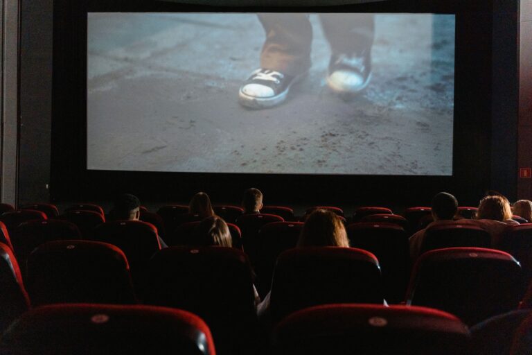 Cinema auditorium red