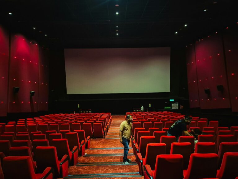 Cinema auditorium red
