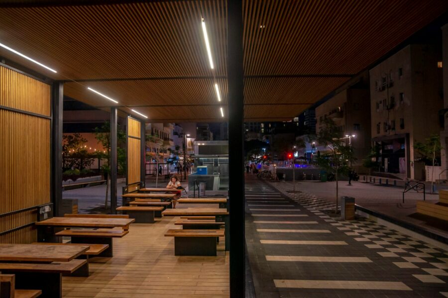 Night city library