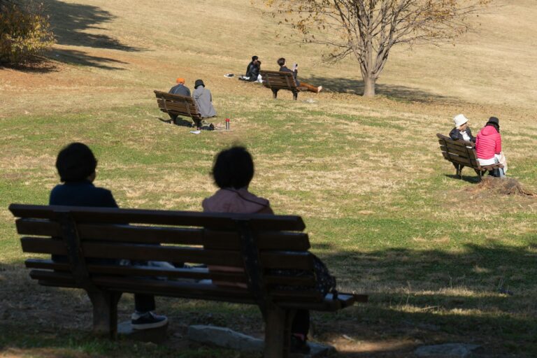 City park bench