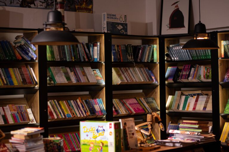 Secondhand bookshop interior