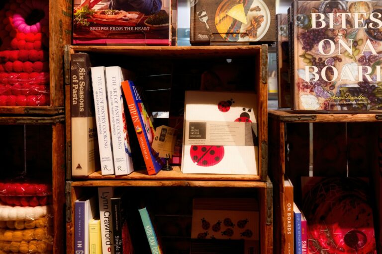 Secondhand bookshop interior