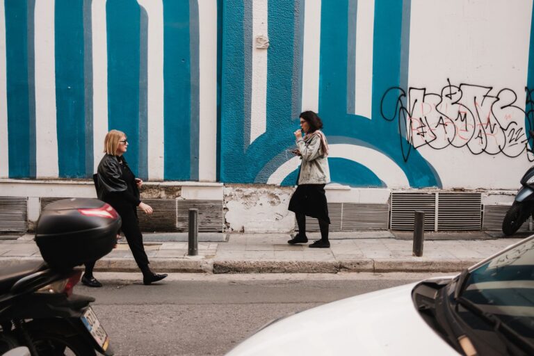 City street mural