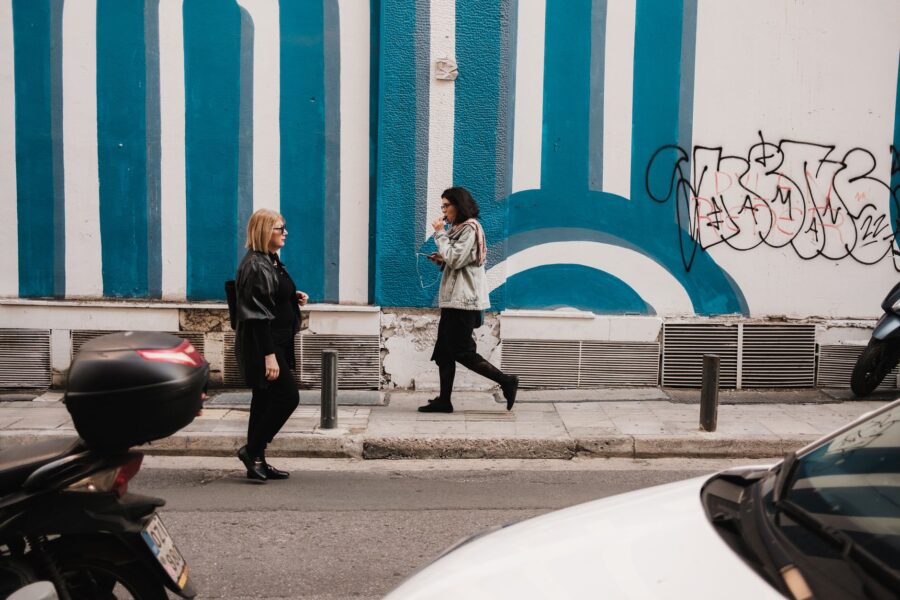 City street mural