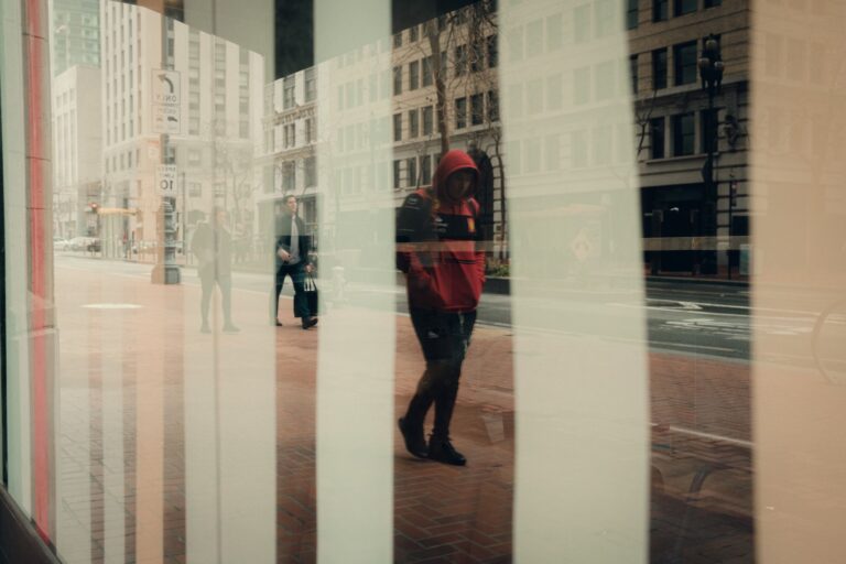 City reflections glass