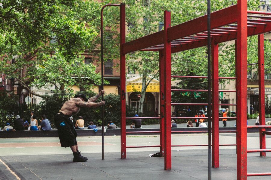 Summer outdoor workout