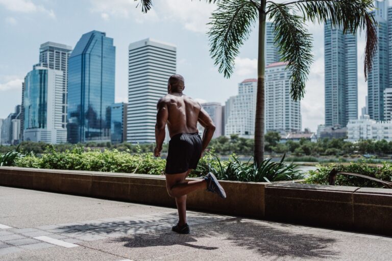 Summer outdoor workout