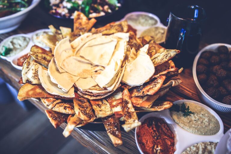 Mezze sharing platters
